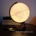 Illuminated Antique World Globe Earth Decorative